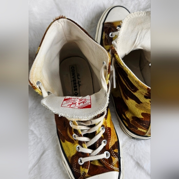 CONVERSE Chuck 70 Hi Pony Hair Camo Men's Sz 8.5 - Picture 6 of 10